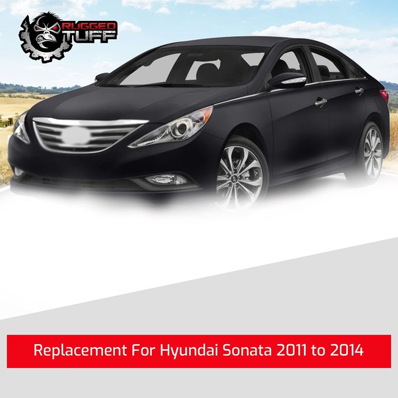 Rugged TUFF Passenger Side Mirror Glass Replacement For 2011 2012 2013 2014 Hyundai Sonata Right Door Convex Mirrors Lens exactafit 8818R - Image 5